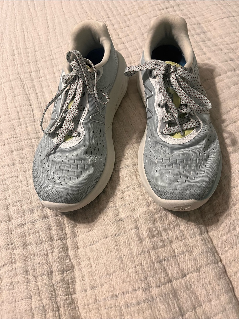 Women's Light blue Athletic Running Shoes - Cushioned Lace-Up Comfort